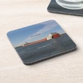 Roger Blough Set von 6 harten Kunststoff-Untersetz Getränkeuntersetzer (Linke Seite)