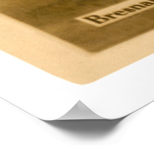 Roger Bresnahan Cubs Baseball 1914 Poster (Ecke)