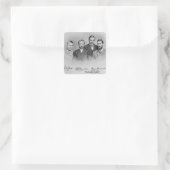 Roger Casement Quadratischer Aufkleber (Tasche)