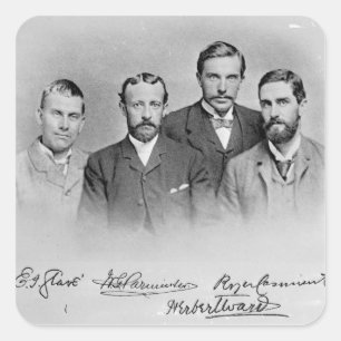 Roger Casement Quadratischer Aufkleber