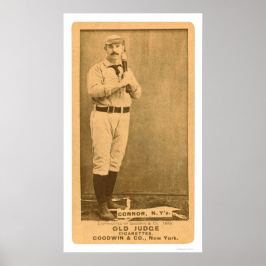 Roger Connor Baseball 1887 Poster (Vorne)