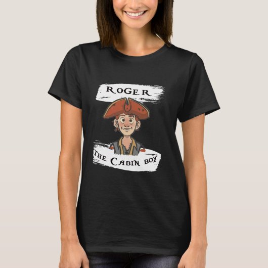 Roger Der Schiffsjunge Nicht Captain Pugwash Retro T-Shirt (Vorderseite)