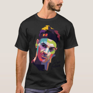 Roger Federer Pop Art Portrait _ T-Shirt