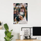 Roger Federer Poster Tennis Motivationskunst (Heimbüro)