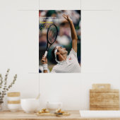 Roger Federer Poster Tennis Motivationskunst (Küche)