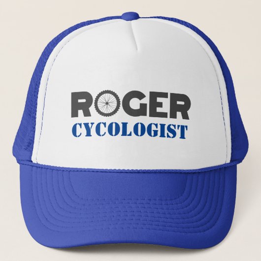 Roger Mountain Biker Trucker Hat Truckerkappe (Vorderseite)