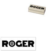 Roger Petrol Head Gummistempel (Stempel)