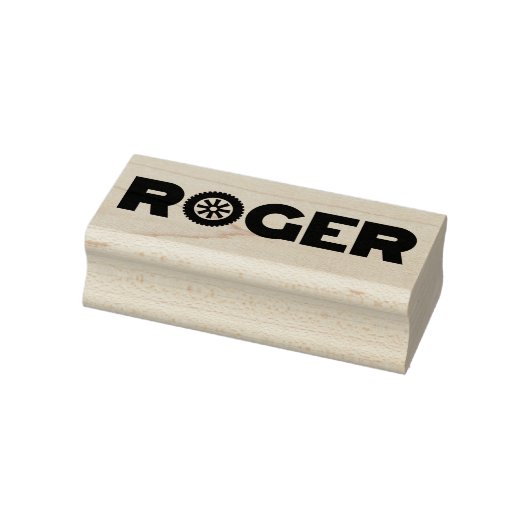 Roger Petrol Head Gummistempel (Stempel)