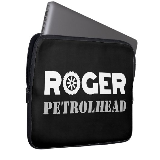 Roger Petrol Head Laptopschutzhülle (Vorne Rechts)