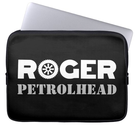 Roger Petrol Head Laptopschutzhülle (Vorderseite)