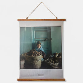 Roger Photo Wandteppich Mit Holzrahmen