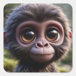 "Roger" Quadratischer Aufkleber