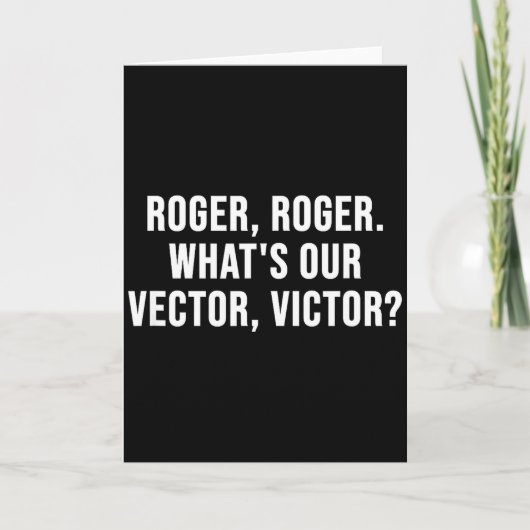 Roger, Roger. What's Our Vector, Victor_ Karte (Vorderseite)