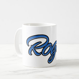 Roger Vorname Name blue Tasse Kaffeetasse