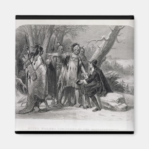 Roger Williams geschützt durch das Narragansetts Magnet