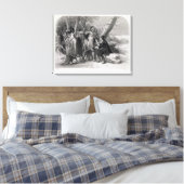 Roger Williams wird von den Narragansetts geschütz Leinwanddruck (Insitu (Schlafzimmer))