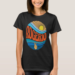 Rogerio Vintag Sunset Rogerio Gefärbte Krawatte T-Shirt