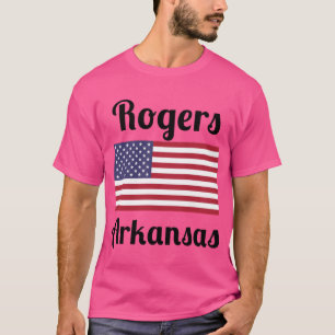 Rogers Arkansas Stilvolle Drucke T-Shirt