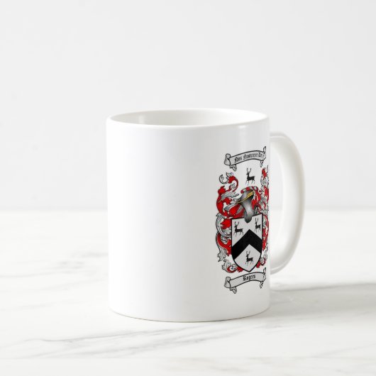 ROGERS-Familienwappen Kaffeetasse (VorderseiteRechts)
