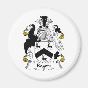 Rogers Familienwappen Magnet