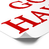 Rogers GHawk Basketball Mascot Poster - groß (Ecke)