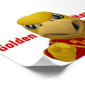 Rogers Golden Hawk Costumed Mascot Poster (Ecke)