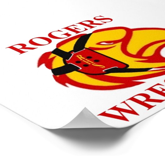 Rogers Hawkhead Wrestling Poster (Ecke)