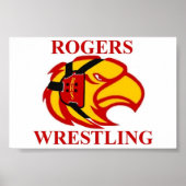 Rogers Hawkhead Wrestling Poster (Vorne)
