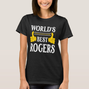 Rogers Nachname Teamfamilie Nachname von Weltbeste T-Shirt