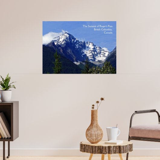 Roger's Pass Summit Poster Print (Wohnzimmer 3)