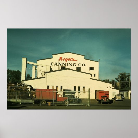 Rogers peanning Pflanze Milton-Freewater OR Poster (Vorne)
