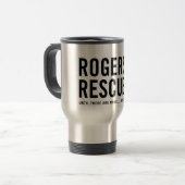 Rogers Rettungs-rostfreier Stahl-Reise-Tasse Reisebecher (Vorderseite Links)