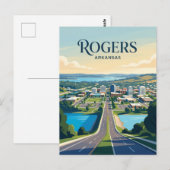 Rogers USA Postkarte (Vorne/Hinten)