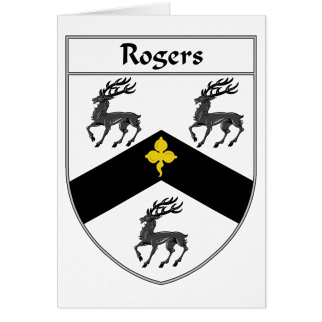 Rogers-Wappen/Familienwappen (Vorne)