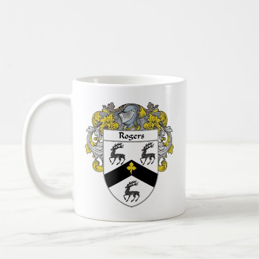 Rogers-Wappen (überzogen) Kaffeetasse (Links)