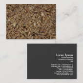 Roggenbrot/Pumpernickel Visitenkarte (Vorne/Hinten)