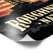 Roghneck Nation Oilfield American Worker Fotodruck (Ecke)