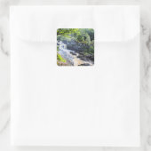 Rogie Falls, Schottland Quadratischer Aufkleber (Tasche)