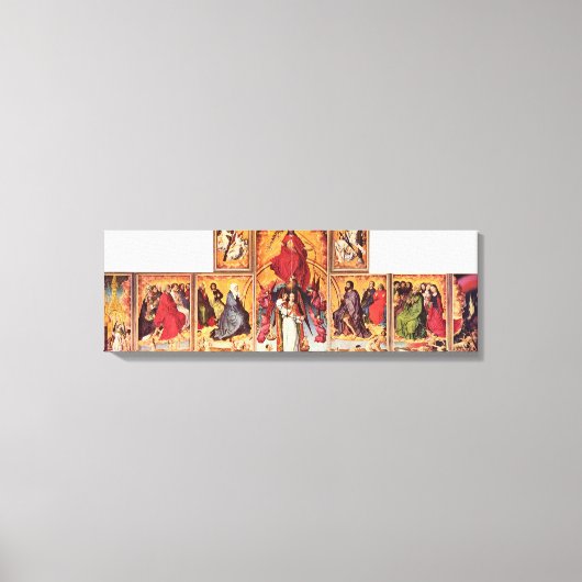 Rogier van der Weyden - Altar des letzten Urteils Leinwanddruck (Vorderseite)