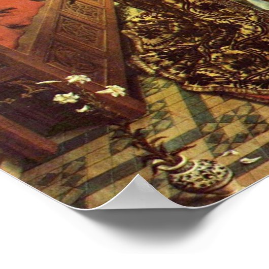 Rogier van der Weyden - Die Verkündung Poster (Ecke)