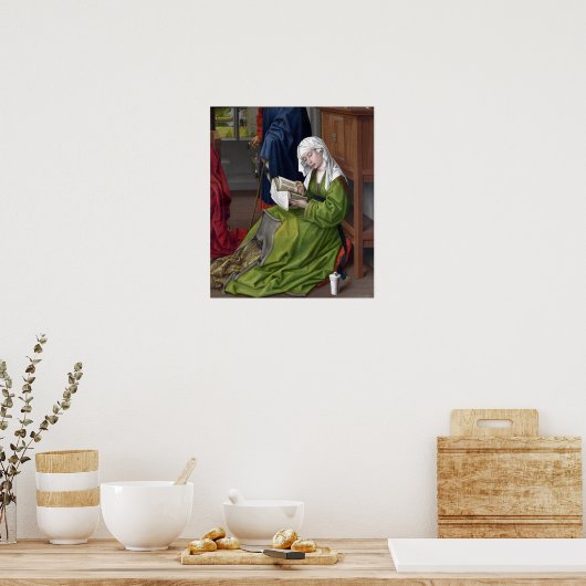 Rogier van der Weyden Magdalen Reading Poster (Küche)