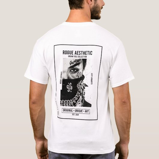 Rogue Aesthetic Urban Veil T-Shirt (Rückseite)