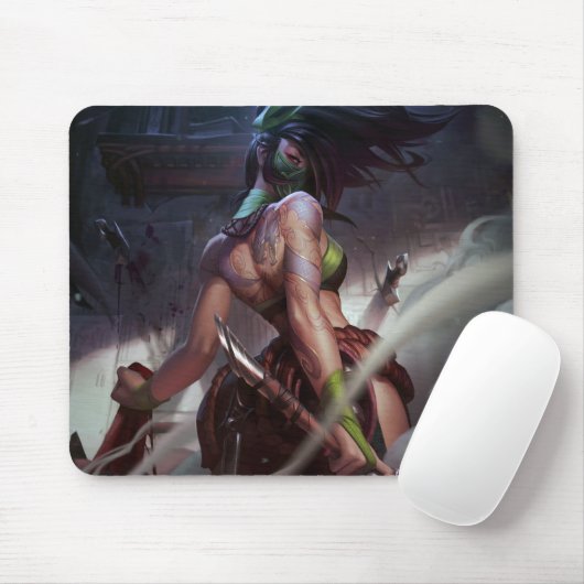 Rogue Assassin Mousepad | Benutzerdefinierbares Mo (Mit Mouse)