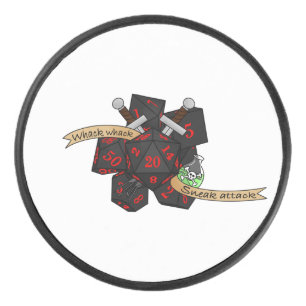Rogue Dice Design Eishockey Puck