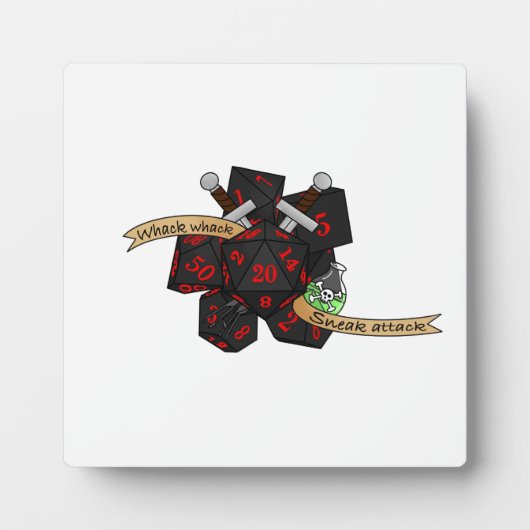 Rogue Dice Design Fotoplatte (Vorderseite)
