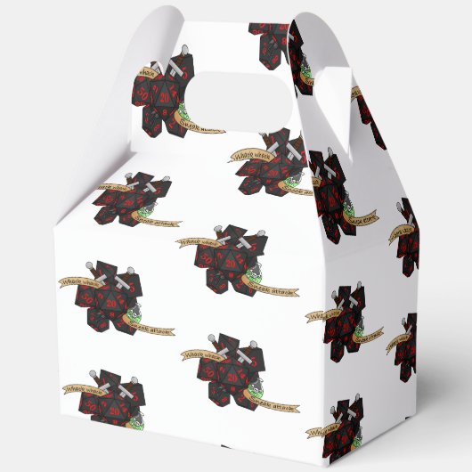 Rogue Dice Design Geschenkschachtel (Rückseite)