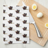 Rogue Dice Design Geschirrtuch (Viertel Falte)