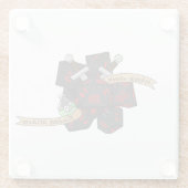 Rogue Dice Design Glasuntersetzer (Rückseite)