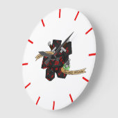 Rogue Dice Design Große Wanduhr (Winkel)