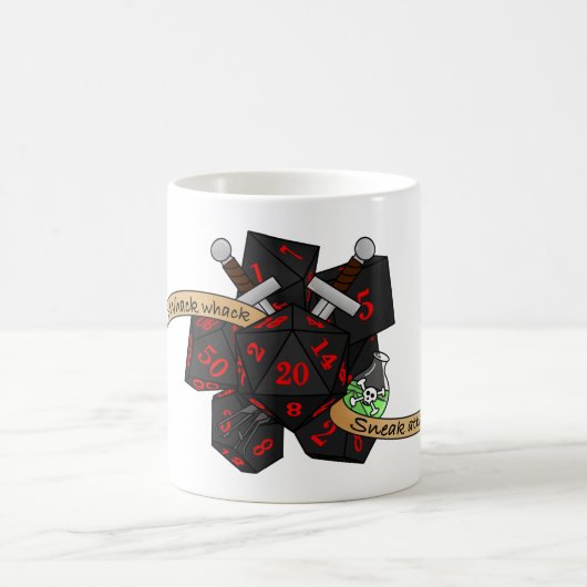Rogue Dice Design Kaffeetasse (Mittel)
